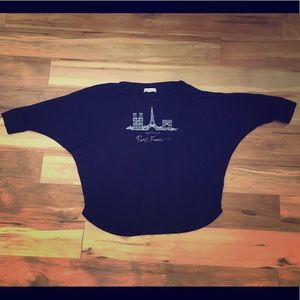 Abercrombie Paris top size L